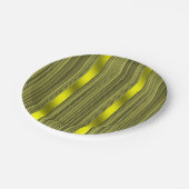 Papieren borden stripe papieren bordje (Gekanteld)