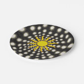 Papieren borden Sun Bordje (Gekanteld)