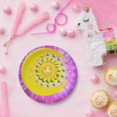 Papieren Borden, Sun Moon Bordje (Feest)