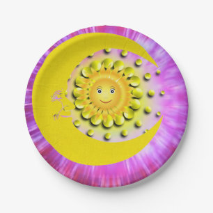 Papieren Borden, Sun Moon Bordje