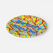 Papieren Borden, Tandemijlpasta Bordje (Gekanteld)