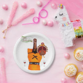 Papieren borden Thanksgiving Wijn Papieren Bordje (Feest)