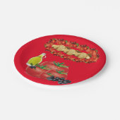 Papieren Borden, Tomato Ketchup-brood Papieren Bordje (Gekanteld)