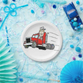 Papieren borden Truck Driver Papieren Bordje (Feest)