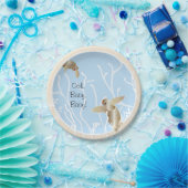 Papieren Borden "Turtle Blue Tan" Papieren Bordje (Feest)