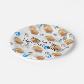 Papieren Borden, uw handen wassen met een waterkra Papieren Bordje (Gekanteld)