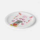 Papieren borden Valentijns Papieren Bordje (Gekanteld)