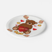 Papieren borden Valentijnsdag Bordje (Gekanteld)