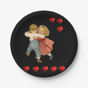 Papieren borden Valentijnsdag Bordje