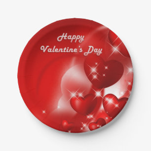 Papieren borden Valentijnsdag Bordje