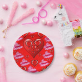 Papieren borden Valentijnsdag Bordje (Feest)