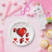 Papieren borden Valentijnsdag Bordje (Feest)