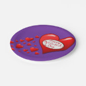 Papieren borden Valentijnsdag Bordje (Gekanteld)
