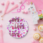 Papieren borden Valentijnsdag, Liefde Bordje (Feest)