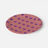 Papieren borden Valentijnsdag Papieren Bordje (Gekanteld)