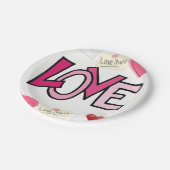 Papieren borden Valentijnsdag Papieren Bordje (Gekanteld)