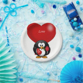 Papieren borden Valentijnsdag Papieren Bordje (Feest)