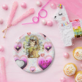 Papieren borden Valentijnsdag Papieren Bordje (Feest)