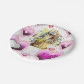 Papieren borden Valentijnsdag Papieren Bordje (Gekanteld)