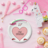 Papieren borden Valentijnsdag Papieren Bordje (Feest)