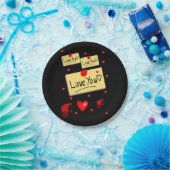 Papieren borden Valentijnsdag Papieren Bordje (Feest)