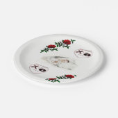 Papieren borden Valentijnsdag Papieren Bordje (Gekanteld)