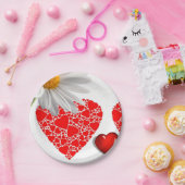 Papieren borden Valentijnsdag Papieren Bordje (Feest)