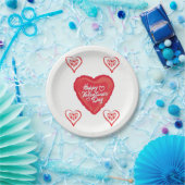 Papieren borden Valentijnsdag Papieren Bordje (Feest)
