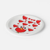 Papieren borden Valentijnsdag Papieren Bordje (Gekanteld)