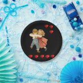 Papieren borden Valentijnsdag Papieren Bordje (Feest)