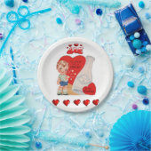 Papieren borden Valentijnsdag Papieren Bordje (Feest)