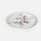 Papieren borden Valentijnsdag Papieren Bordje (Gekanteld)