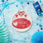 Papieren borden Valentijnsdag Papieren Bordje (Feest)