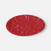 Papieren borden Valentijnsdag Papieren Bordje (Gekanteld)