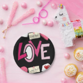 Papieren borden Valentijnsdag Papieren Bordje (Feest)