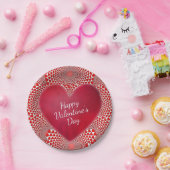 Papieren borden Valentijnsdag Papieren Bordje (Feest)