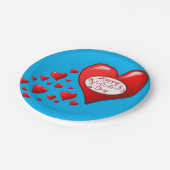 Papieren borden Valentijnsdag Papieren Bordje (Gekanteld)