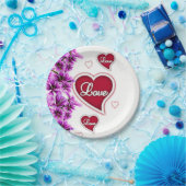 Papieren borden Valentijnsdag Papieren Bordje (Feest)