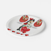 Papieren borden Valentijnsdag Papieren Bordje (Gekanteld)