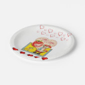 Papieren borden Valentijnsdag Papieren Bordje (Gekanteld)