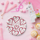 Papieren borden Valentijnsdag Papieren Bordje (Feest)