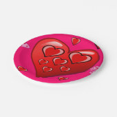 Papieren borden Valentijnsdag Papieren Bordje (Gekanteld)