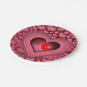 Papieren borden Valentijnsdag Papieren Bordje (Gekanteld)