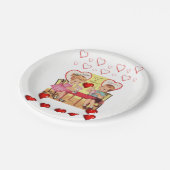 Papieren borden Valentijnsdag Papieren Bordje (Gekanteld)