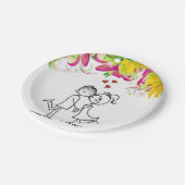 Papieren borden Valentijnsdag Papieren Bordje (Gekanteld)