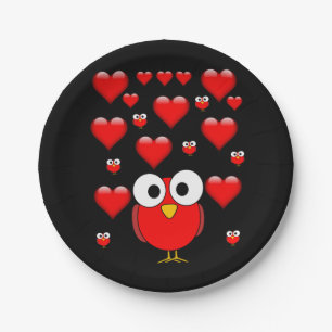 Papieren borden Valentijnsdag Papieren Bordje