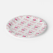 Papieren borden Valentijnsdag Papieren Bordje (Gekanteld)