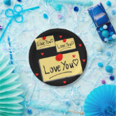 Papieren borden Valentijnsdag Papieren Bordje (Feest)