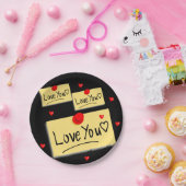 Papieren borden Valentijnsdag Papieren Bordje (Feest)