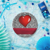 Papieren borden Valentijnsdag Papieren Bordje (Feest)